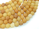 Matte Yellow Aventurine Beads, 10mm, Round Beads-Gems: Round & Faceted-BeadXpert