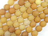 Matte Yellow Aventurine Beads, 10mm, Round Beads-Gems: Round & Faceted-BeadXpert