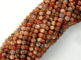 Agate Beads, Orange, 4mm(4.3mm) Round Beads-Agate: Round & Faceted-BeadXpert