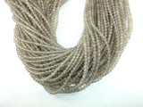 Gray Agate Beads, 4mm, Round Beads-Agate: Round & Faceted-BeadXpert