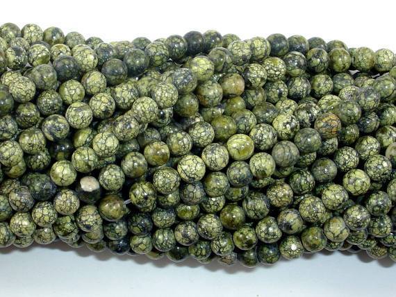 Russian Serpentine Beads, 4mm Round Beads-Gems: Round & Faceted-BeadXpert