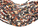 Banded Agate Beads, Sardonyx Agate Beads, 6mm(6.3mm) Round-Agate: Round & Faceted-BeadXpert