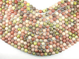 Spicy Jasper Beads, Plum Blossom Jasper, 10mm Round-Gems: Round & Faceted-BeadXpert