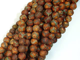 Crackle Tibetan Agate, 6mm Round Beads-Agate: Round & Faceted-BeadXpert