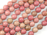 Rhodonite Beads, 10mm, Round Beads-Gems: Round & Faceted-BeadXpert