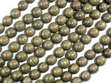 Green Silkwood Beads, 8mm Round Beads-Wood-BeadXpert
