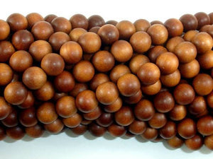 Sandalwood Beads, 8mm Round Beads-Wood-BeadXpert
