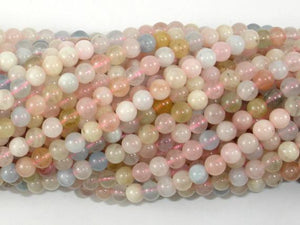 Beryl Beads, Aquamarine, Morganite, Heliodor, 5mm, Round-Gems: Round & Faceted-BeadXpert