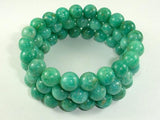 African Amazonite Beads, African Amazonite Bracelet, 9mm, Approx 7.5 Inch-Gems: Round & Faceted-BeadXpert