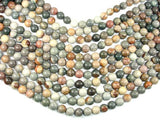 Polychrome Jasper, 10mm Round Beads-Gems: Round & Faceted-BeadXpert