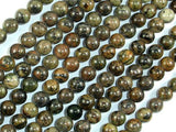Orange Dendritic Jade Beads, 6mm Round Beads-Gems: Round & Faceted-BeadXpert