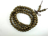 Green Silkwood Beads, 6mm Round Beads-Wood-BeadXpert