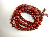 Red Sandalwood Beads, 8mm, Round Beads-Wood-BeadXpert