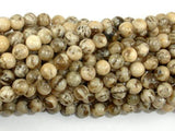 Feldspath Beads, Tiger Jasper Beads, 6mm-Gems: Round & Faceted-BeadXpert