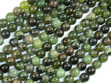 Dendritic Green Jade Beads, 6mm Round Beads-Gems: Round & Faceted-BeadXpert