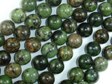 Dendritic Green Jade Beads, 10mm Round Beads-Gems: Round & Faceted-BeadXpert