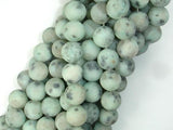 Matte Sesame Jasper Beads, Kiwi Jasper, 10mm, Round Beads-Gems: Round & Faceted-BeadXpert