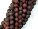 Matte Red Tiger Eye Beads, 8mm, Round Beads-Gems: Round & Faceted-BeadXpert