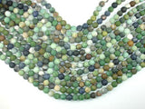 Matte Mixed Stone, 8mm Round Beads-Gems: Round & Faceted-BeadXpert