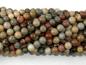 Polychrome Jasper, 4mm Round Bead-Gems: Round & Faceted-BeadXpert