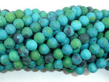 Matte Chrysocolla, 6mm, Round Beads-Gems: Round & Faceted-BeadXpert