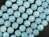Sponge Quartz Beads-Aqua, 10mm Round Beads-Gems: Round & Faceted-BeadXpert