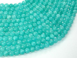 Sponge Quartz Beads-Teal, 6mm Round Beads-Gems: Round & Faceted-BeadXpert