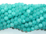 Sponge Quartz Beads-Teal, 6mm Round Beads-Gems: Round & Faceted-BeadXpert