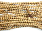 Silkwood Beads, 6mm Round Beads-Wood-BeadXpert