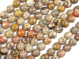 Chert Brecciated Jasper Beads, Round, 8mm-Gems: Round & Faceted-BeadXpert