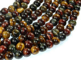 Tiger Eye Beads, 3 color, 8mm-Gems: Round & Faceted-BeadXpert