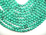Howlite Turquoise Beads-Green, 10mm Round Beads-Gems: Round & Faceted-BeadXpert