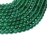 Jade Beads, Emerald, 8mm Round Beads-Gems: Round & Faceted-BeadXpert