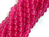 Jade Beads, Magenta, 8mm Round Beads-Gems: Round & Faceted-BeadXpert