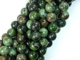 Dendritic Green Jade Beads, 10mm Round Beads-Gems: Round & Faceted-BeadXpert