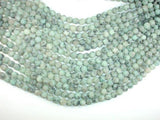 Matte Sesame Jasper Beads, Kiwi Jasper, 8mm Round Beads-Gems: Round & Faceted-BeadXpert