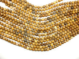 Agate Beads-Brown, 6mm(6.5mm)-Agate: Round & Faceted-BeadXpert