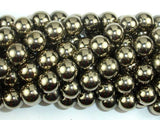 Hematite Beads-Gold, 10mm Round Beads-Gems: Round & Faceted-BeadXpert