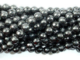 Hematite, 8mm Faceted Round Beads-Gems: Round & Faceted-BeadXpert