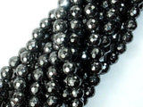 Hematite, 8mm Faceted Round Beads-Gems: Round & Faceted-BeadXpert