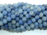 Matte Blue Aventurine Beads, Round, 6mm-Gems: Round & Faceted-BeadXpert