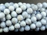 Blue Lace Agate Beads, Blue Chalcedony Beads, 10mm Round-Gems: Round & Faceted-BeadXpert