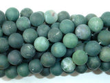 Matte Moss Agate Beads, 10mm Round Beads-Gems: Round & Faceted-BeadXpert