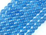 Jade Beads, Blue, 8mm Round Beads-Gems: Round & Faceted-BeadXpert