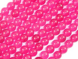 Jade Beads, Magenta, 8mm Round Beads-Gems: Round & Faceted-BeadXpert