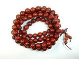 Red Sandalwood Beads, 10mm Round Beads-Wood-BeadXpert