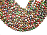 Mosaic Stone Beads-Multi color, 10mm, Round Beads-Gems: Round & Faceted-BeadXpert