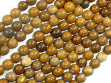 Agate Beads-Brown, 6mm(6.5mm)-Agate: Round & Faceted-BeadXpert