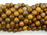 Agate Beads-Brown, 8mm(8.5mm)-Agate: Round & Faceted-BeadXpert