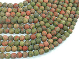 Matte Unakite, 6mm Round Beads-Gems: Round & Faceted-BeadXpert